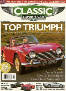 CLASSIC & SPORTSCAR 1999 OCT - XJ220, TR Spcl, ELAN v MX-5, MINI